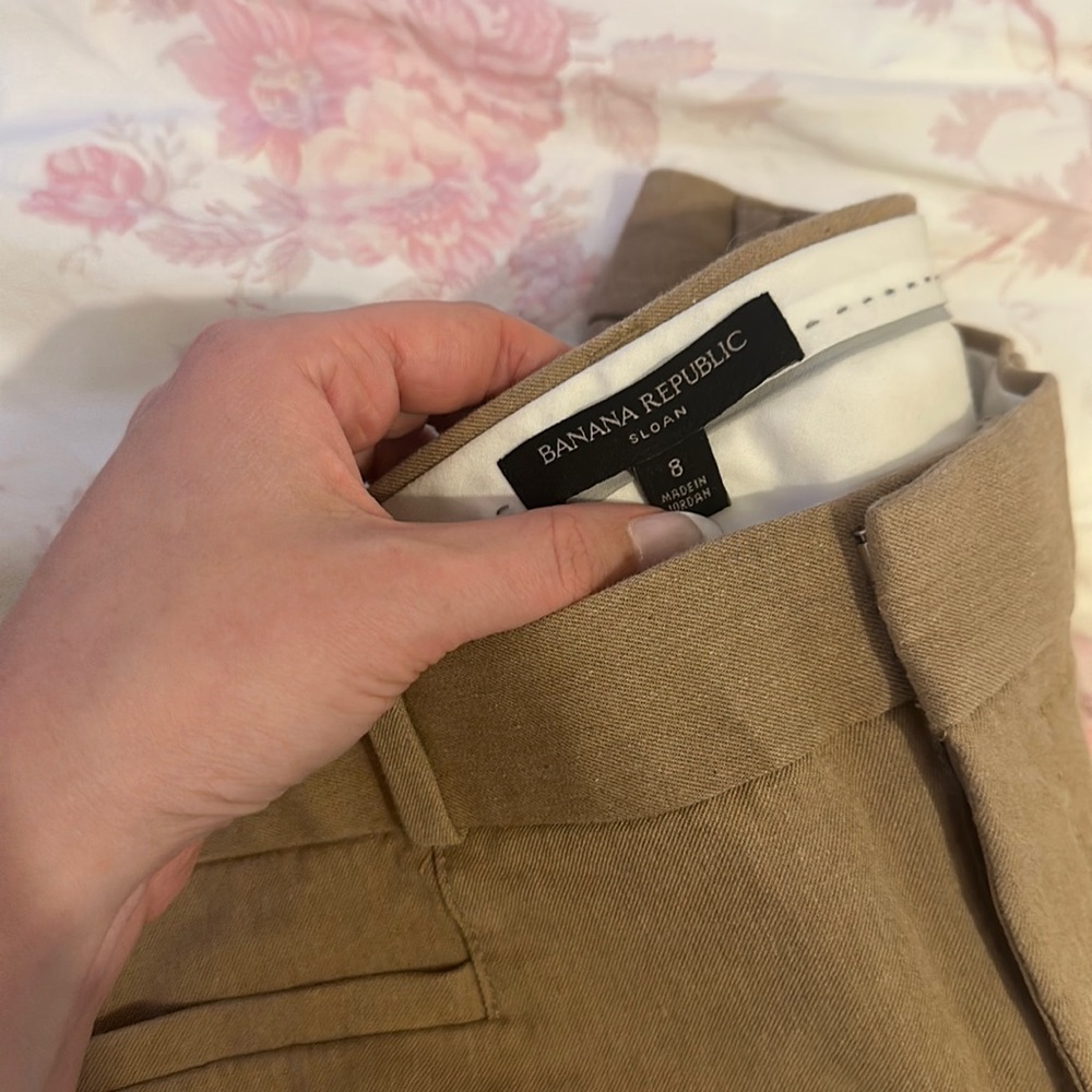 Banana Republic Sloane Pant Tan